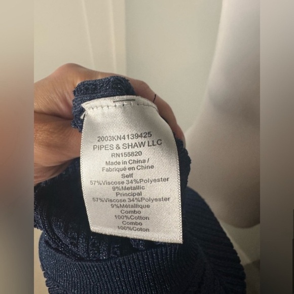 Veronica Beard Amirah Mixed Media Sweater/Size Small - Picture 7 of 12